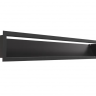 Решётка Kratki Luft 12x80 черная