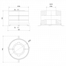 Комплект бетонных теплоаккумулирующих дисков Kratki d-150мм (6 шт., 3 слоя, V3)