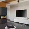 Каминокомплект Home Easy Box с топкой NBC (В корпусе черного цвета с черной футеровкой)